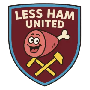 Less Ham United badge