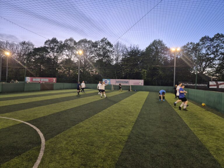 On the pitch photo