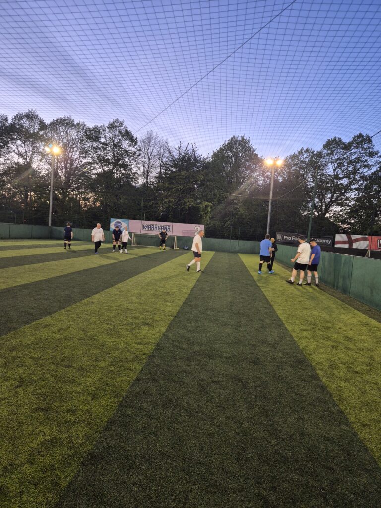 On the pitch photo